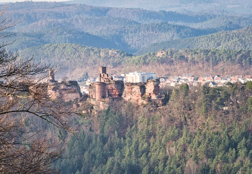 Wald-Erlebnispfad Schindhard Erfweiler Sattel- Sprinzel- und Strackfelsen und zum Eckturm